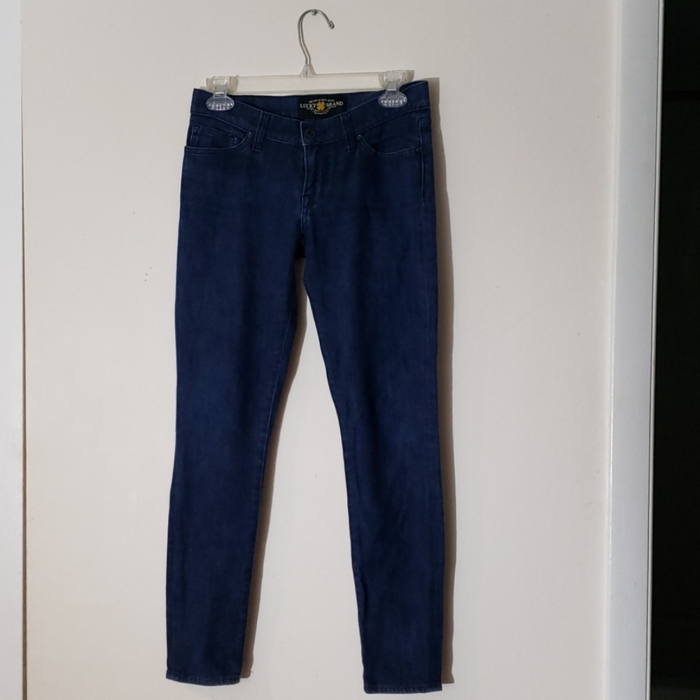 Denim skinny jeans
